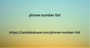 phone number list