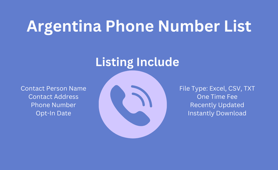 Argentina phone number list