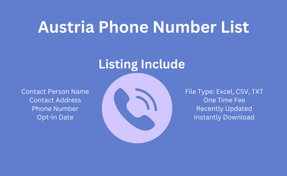 Austria phone number list