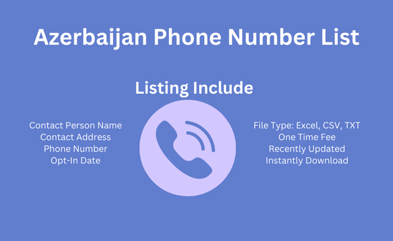 Azerbaijan phone number list