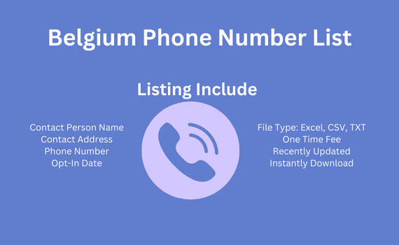 Belgium phone number list