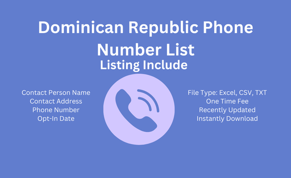 Dominican Republic phone number list