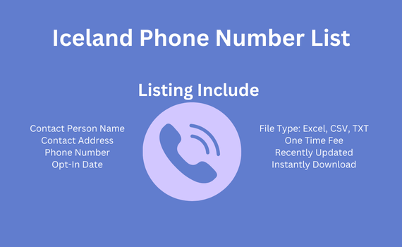 Iceland phone number list