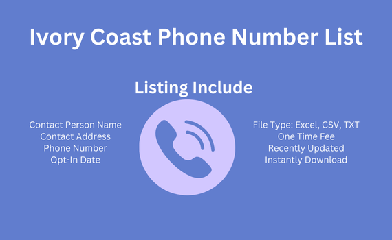 Ivory Coast phone number list