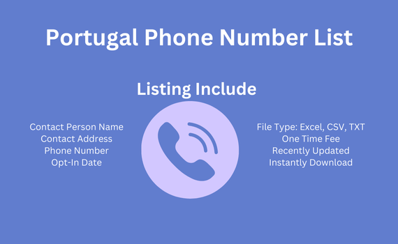 Portugal phone number list