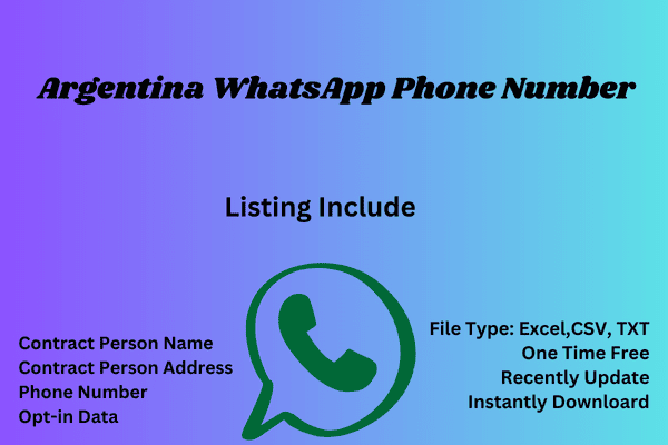 Argentina whatsapp phone number