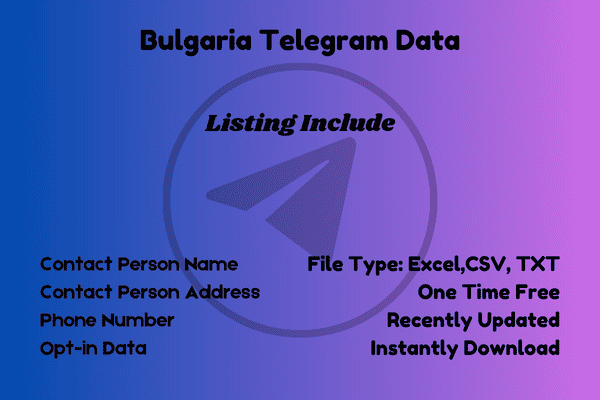 Bulgaria telegram data