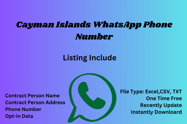 Cayman islands whatsapp phone number