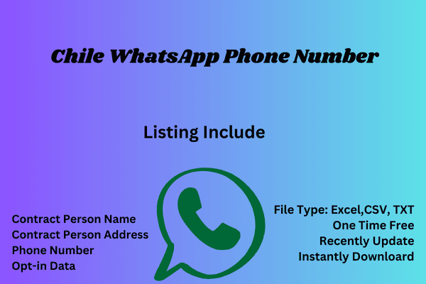 Chile whatsapp phone number