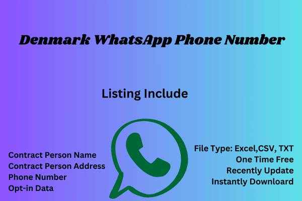 Denmark whatsapp phone number