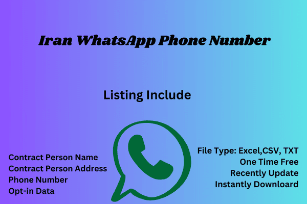 Iran whatsapp phone number