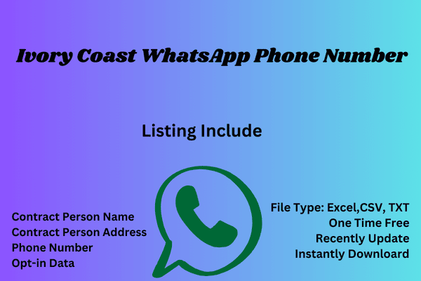 Ivory coast whatsapp phone number