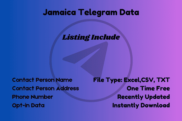 Jamaica telegram data