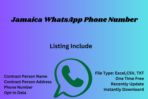 Jamaica whatsapp phone number