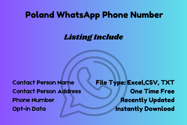 Poland whatsapp phone number