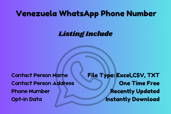 Venezuela whatsapp phone number